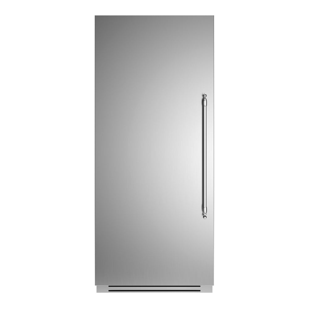Bertazzoni 36 inch Built-In Column Refrigerator with 21.5 cu. ft. Capacity, White Aluminum Interior, Intuitive Digital Touch Controls, Variable Speed Compressor, in Stainless Steel - REF36RCPIX*23