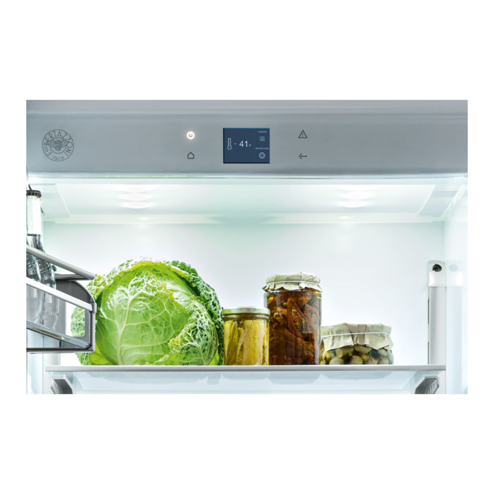 Bertazzoni  36 inch Built-In Column Refrigerator with 21.5 cu. ft. Capacity, White Aluminum Interior, Intuitive Digital Touch Controls, Variable Speed Compressor, in Panel Ready  - REF36RCPR*