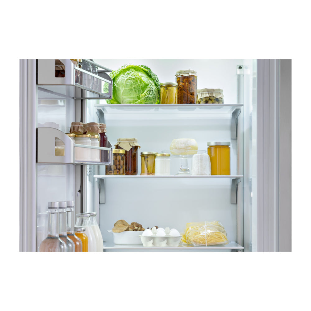 Bertazzoni  36 inch Built-In Column Refrigerator with 21.5 cu. ft. Capacity, White Aluminum Interior, Intuitive Digital Touch Controls, Variable Speed Compressor, in Panel Ready  - REF36RCPR*