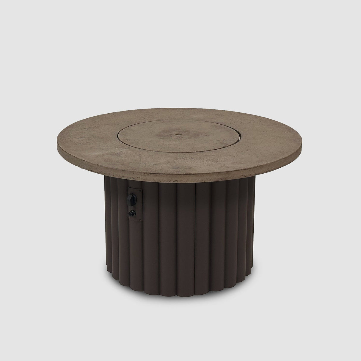 The Outdoor Greatroom Reverie 42" Round Gas Fire Pit Table - REVRBL-42-K