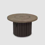 The Outdoor Greatroom Reverie 42" Round Gas Fire Pit Table - REVRBL-42-K