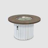 The Outdoor Greatroom Reverie 42" Round Gas Fire Pit Table - REVRBL-42-K
