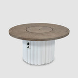 The Outdoor Greatroom Reverie 48" Round Gas Fire Pit Table - REVRCH-48-K