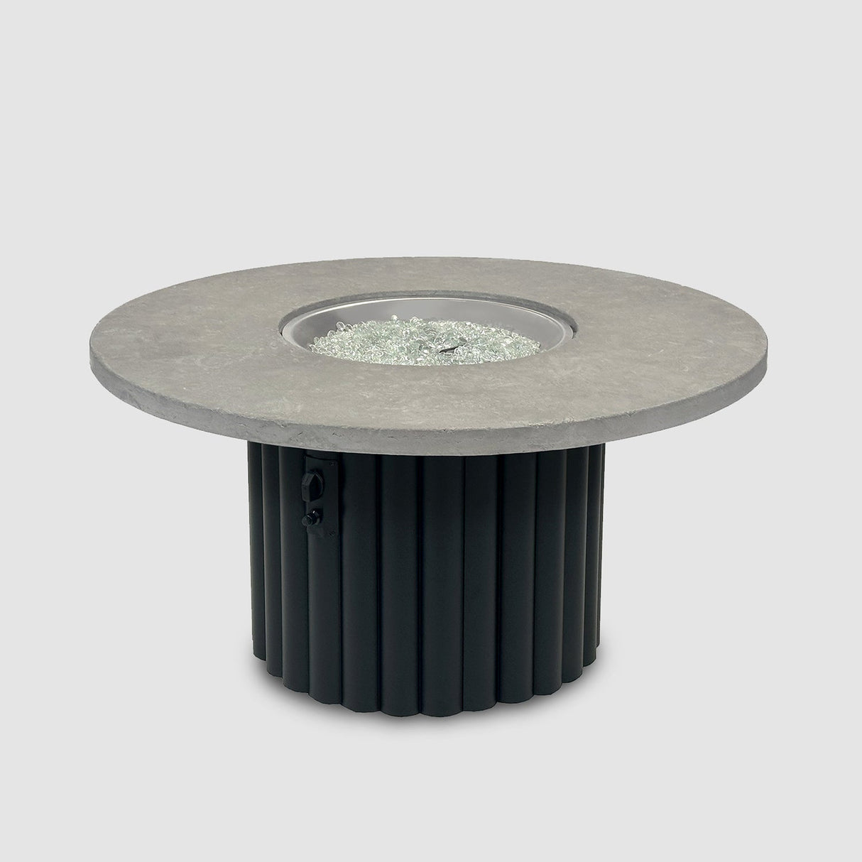 The Outdoor Greatroom Reverie 48" Round Gas Fire Pit Table - REVRCH-48-K