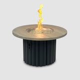 The Outdoor Greatroom Reverie 42" Round Gas Fire Pit Table - REVRBL-42-K