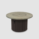 The Outdoor Greatroom Reverie 42" Round Gas Fire Pit Table - REVRBL-42-K