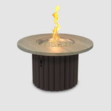 The Outdoor Greatroom Reverie 42" Round Gas Fire Pit Table - REVRBL-42-K
