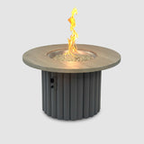 The Outdoor Greatroom Reverie 42" Round Gas Fire Pit Table - REVRBL-42-K
