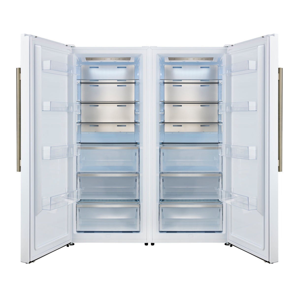 Forno Maderno 2-28-Inch Wide Convertible Refrigerator/Freezer Decorative Trim Grill, 27.2 cu.ft, 84-Inch High
