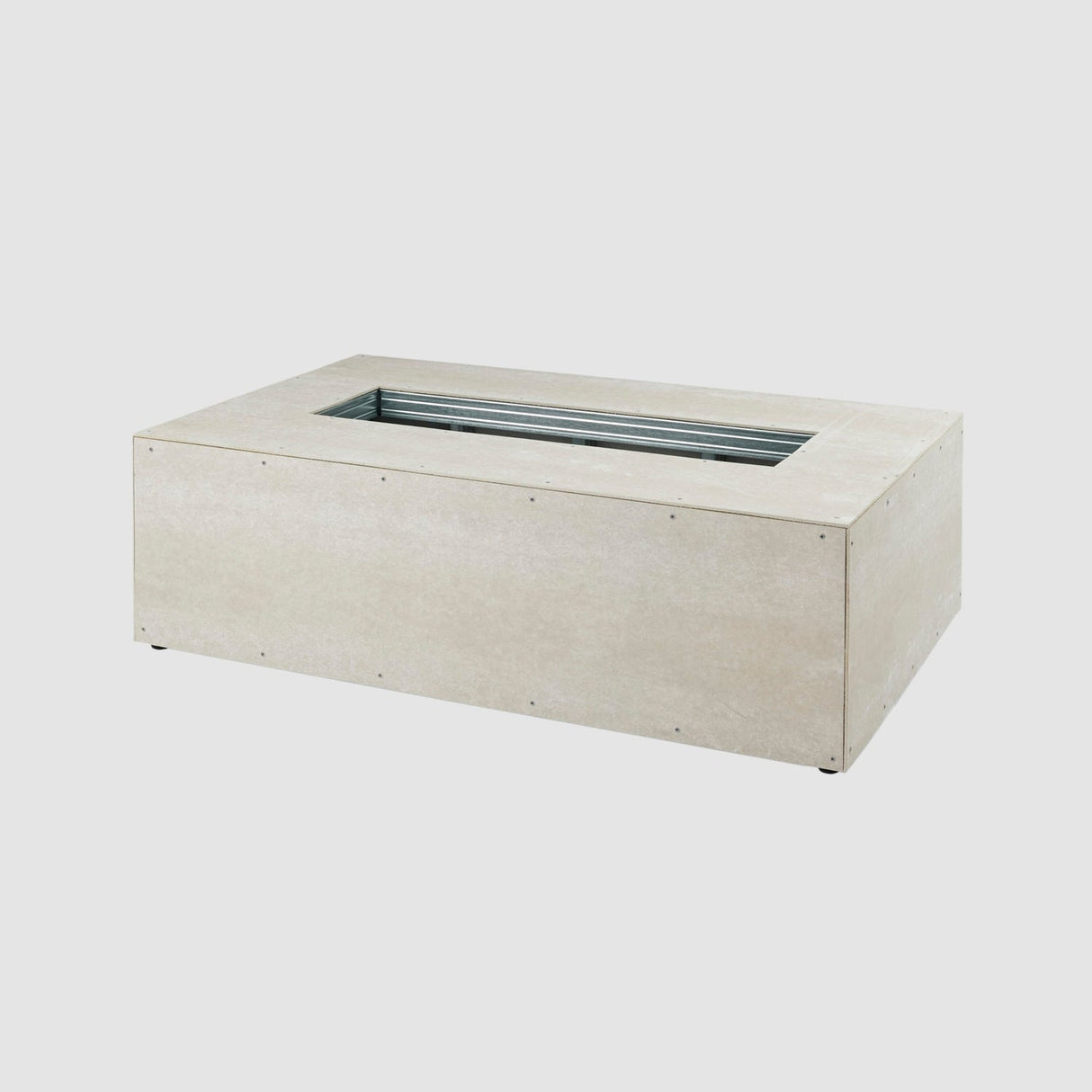 The Outdoor Greatroom Ready to Finish Outdoor Linear Gas Fire Pit Kit - RTF48L-K