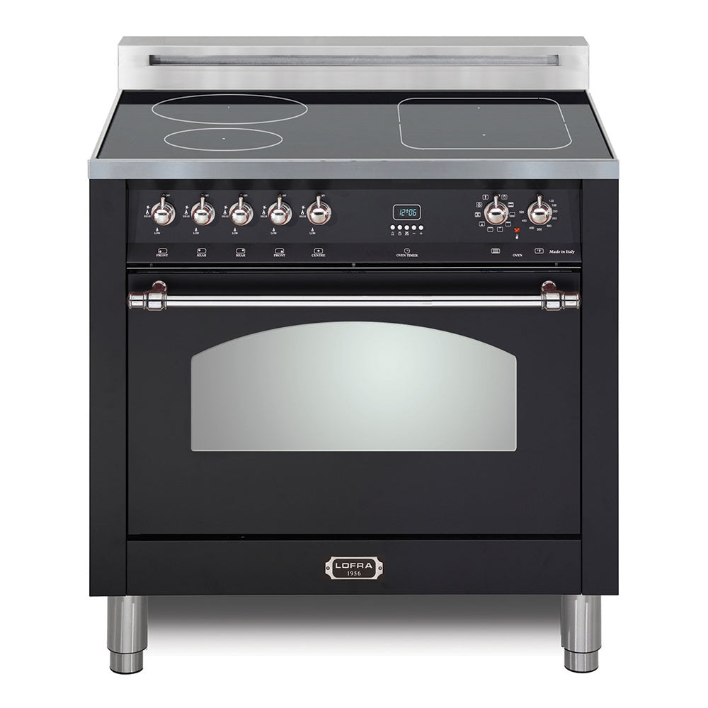 Lofra 30" Dolcevita Series Freestanding Induction Range with 4 Elements, 3 cu. ft. Oven Capacity and True European Convection