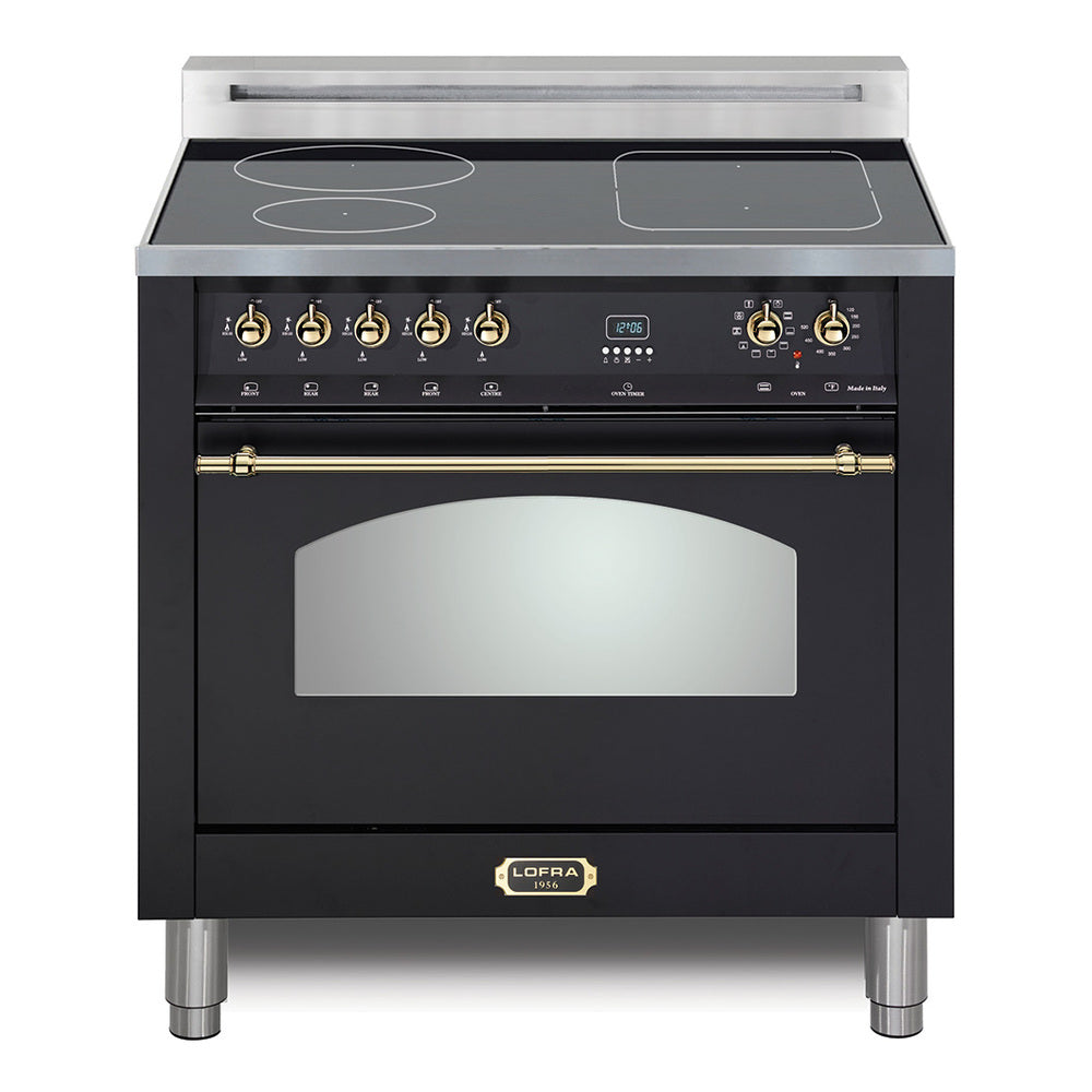 Lofra 30" Dolcevita Series Freestanding Induction Range with 4 Elements, 3 cu. ft. Oven Capacity and True European Convection