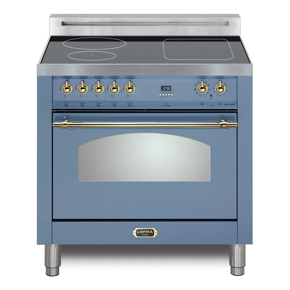 Lofra 30" Dolcevita Series Freestanding Induction Range with 4 Elements, 3 cu. ft. Oven Capacity and True European Convection