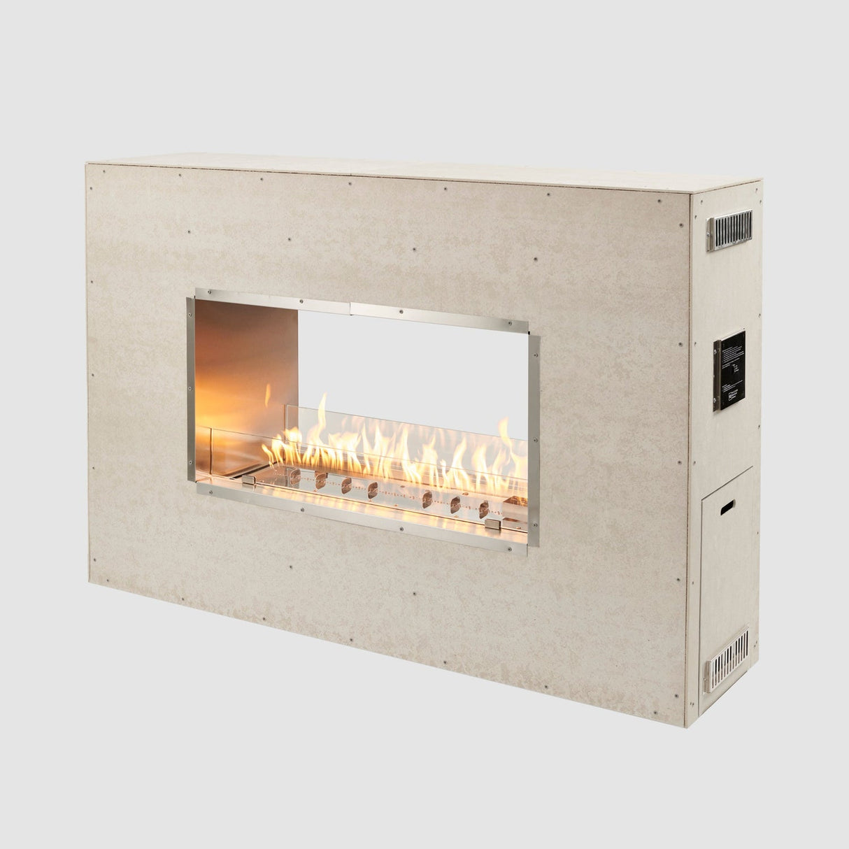 The Outdoor Greatroom See Through Ready to Finish Outdoor Gas Fireplace - RSTL-40MLP