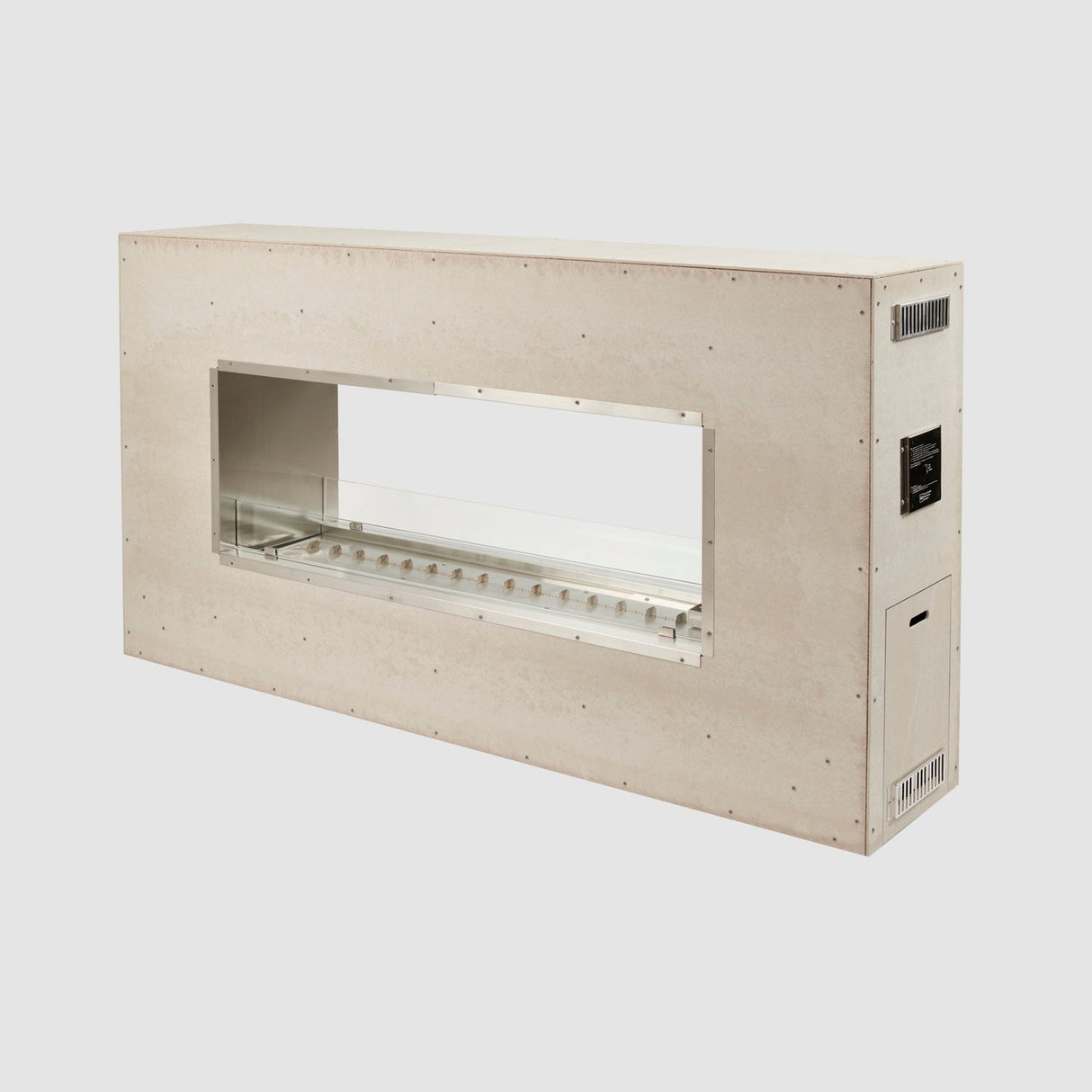 The Outdoor Greatroom See Through Ready to Finish Outdoor Gas Fireplace - RSTL-40MLP