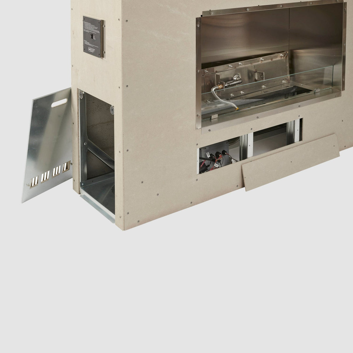 The Outdoor Greatroom Single Sided Ready To Finish Outdoor  Gas Fireplace - RLFP-40MLP