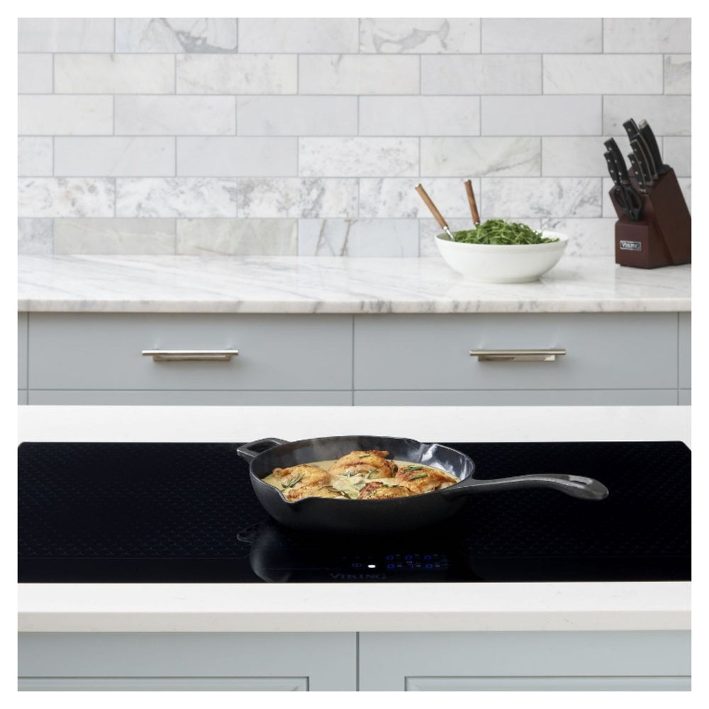 Viking Built-In 3 Series 36 inch Induction Cooktop with 6 Elements in Black - RVIC3366BBG