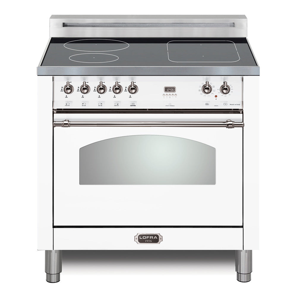 Lofra 30" Dolcevita Series Freestanding Induction Range with 4 Elements, 3 cu. ft. Oven Capacity and True European Convection