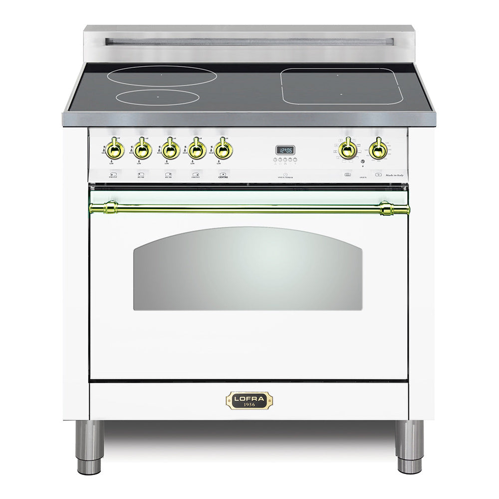 Lofra 30" Dolcevita Series Freestanding Induction Range with 4 Elements, 3 cu. ft. Oven Capacity and True European Convection