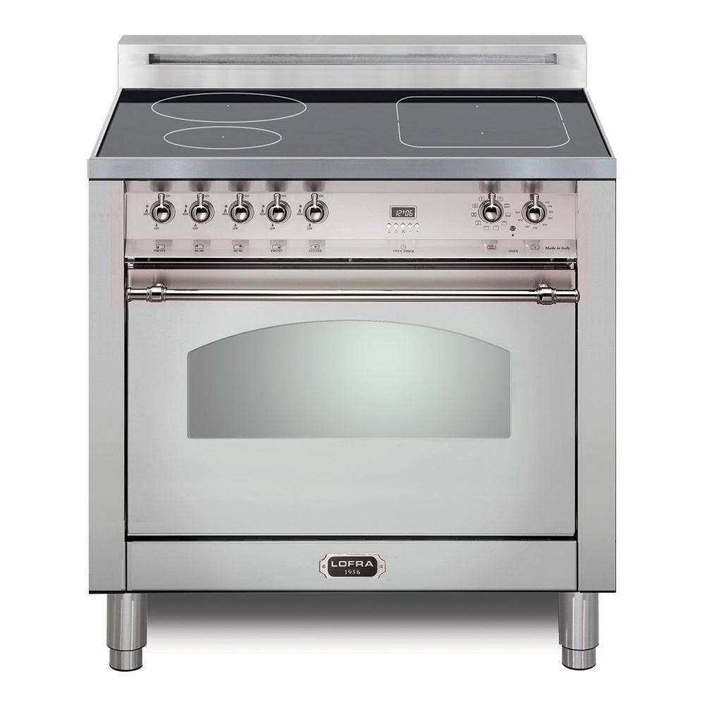 Lofra 30" Dolcevita Series Freestanding Induction Range with 4 Elements, 3 cu. ft. Oven Capacity and True European Convection