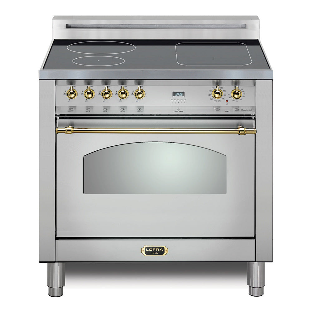 Lofra 30" Dolcevita Series Freestanding Induction Range with 4 Elements, 3 cu. ft. Oven Capacity and True European Convection