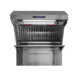 Forno Savona Wall Mount Range Hood, Baffle Filters, Backsplash Included