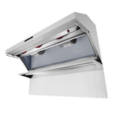 Forno Savona Wall Mount Range Hood, Baffle Filters, Backsplash Included