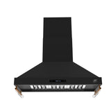 Forno Venezia 48 Inch Wall-Mounted Range Hood Touch Controls and Baffle Filters