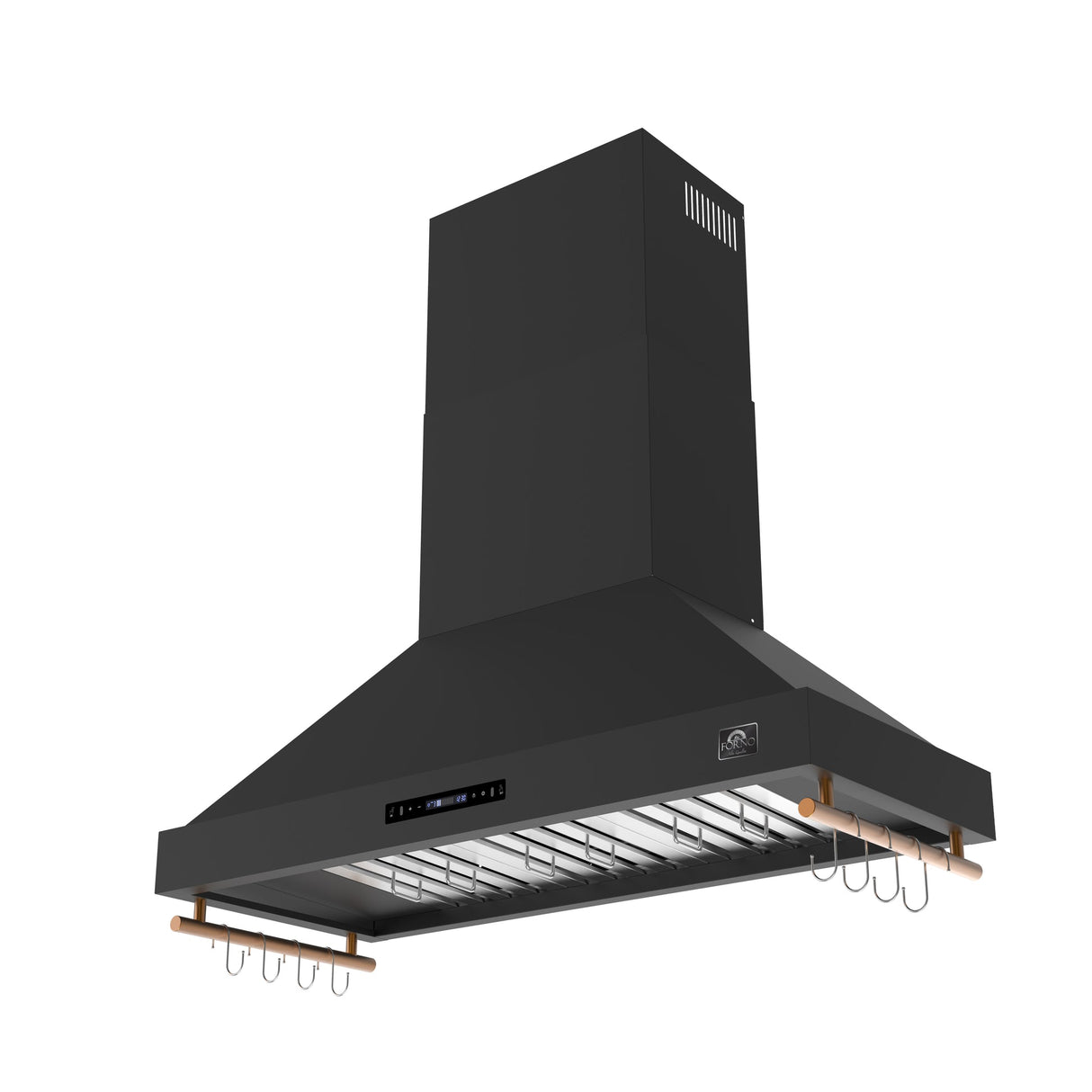 Forno Venezia 48 Inch Wall-Mounted Range Hood Touch Controls and Baffle Filters