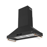 Forno Venezia 48 Inch Wall-Mounted Range Hood Touch Controls and Baffle Filters