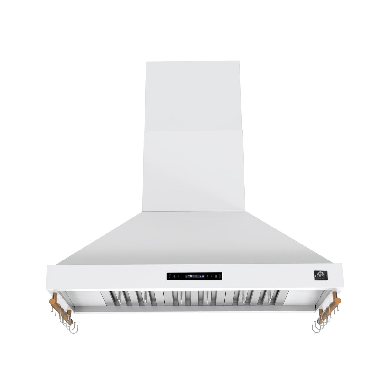 Forno Venezia 48 Inch Wall-Mounted Range Hood Touch Controls and Baffle Filters