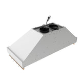Forno Venezia 48 Inch Wall-Mounted Range Hood Touch Controls and Baffle Filters