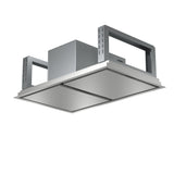 Forno Arezzo 44-Inch Recessed Ceiling Range Hood, Dual Motors, 1200 CFM, Hybrid Filters