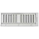 Forno Frassanito 30-Inch Insert Range Hood, 450 CFM, Stainless Steel Baffle Filters, LED Lighting