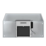 Forno Cappa 30-Inch Under Cabinet Range Hood, 200 CFM, Convertible, LED Lighting