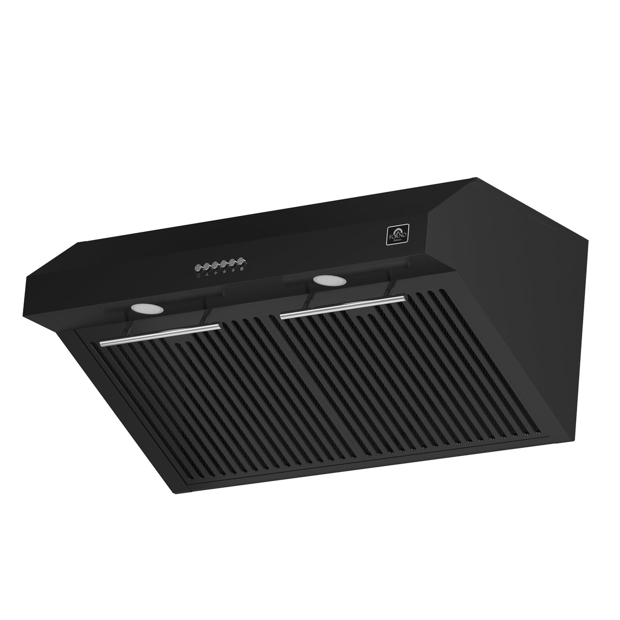 Forno Bari Espresso 30-Inch Under Cabinet Range Hood, 600 CFM, LED Lighting, Dishwasher-Safe Baffle Filters, 3-Speed Fan Control