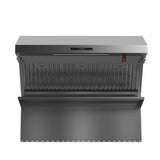 Forno Savona Wall Mount Range Hood, Baffle Filters, Backsplash Included
