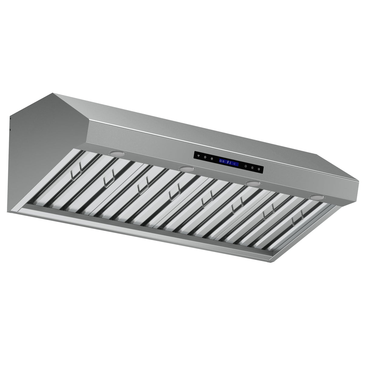 Forno Palazzo Wall Mounted Range Hood, Stainless Steel, Heavy Duty Baffle Filters, Remote Control