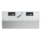 Forno Palazzo Wall Mounted Range Hood, Stainless Steel, Heavy Duty Baffle Filters, Remote Control