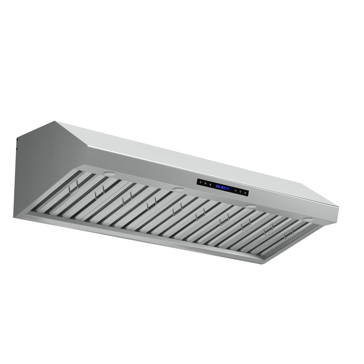 Forno Palazzo Wall Mounted Range Hood, Stainless Steel, Heavy Duty Baffle Filters, Remote Control