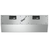Forno Palazzo Wall Mounted Range Hood, Stainless Steel, Heavy Duty Baffle Filters, Remote Control