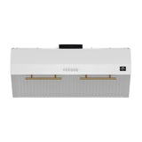 Forno Bari Espresso 30-Inch Under Cabinet Range Hood, 600 CFM, LED Lighting, Dishwasher-Safe Baffle Filters, 3-Speed Fan Control