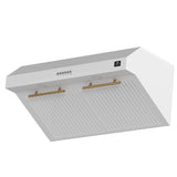 Forno Bari Espresso 30-Inch Under Cabinet Range Hood, 600 CFM, LED Lighting, Dishwasher-Safe Baffle Filters, 3-Speed Fan Control