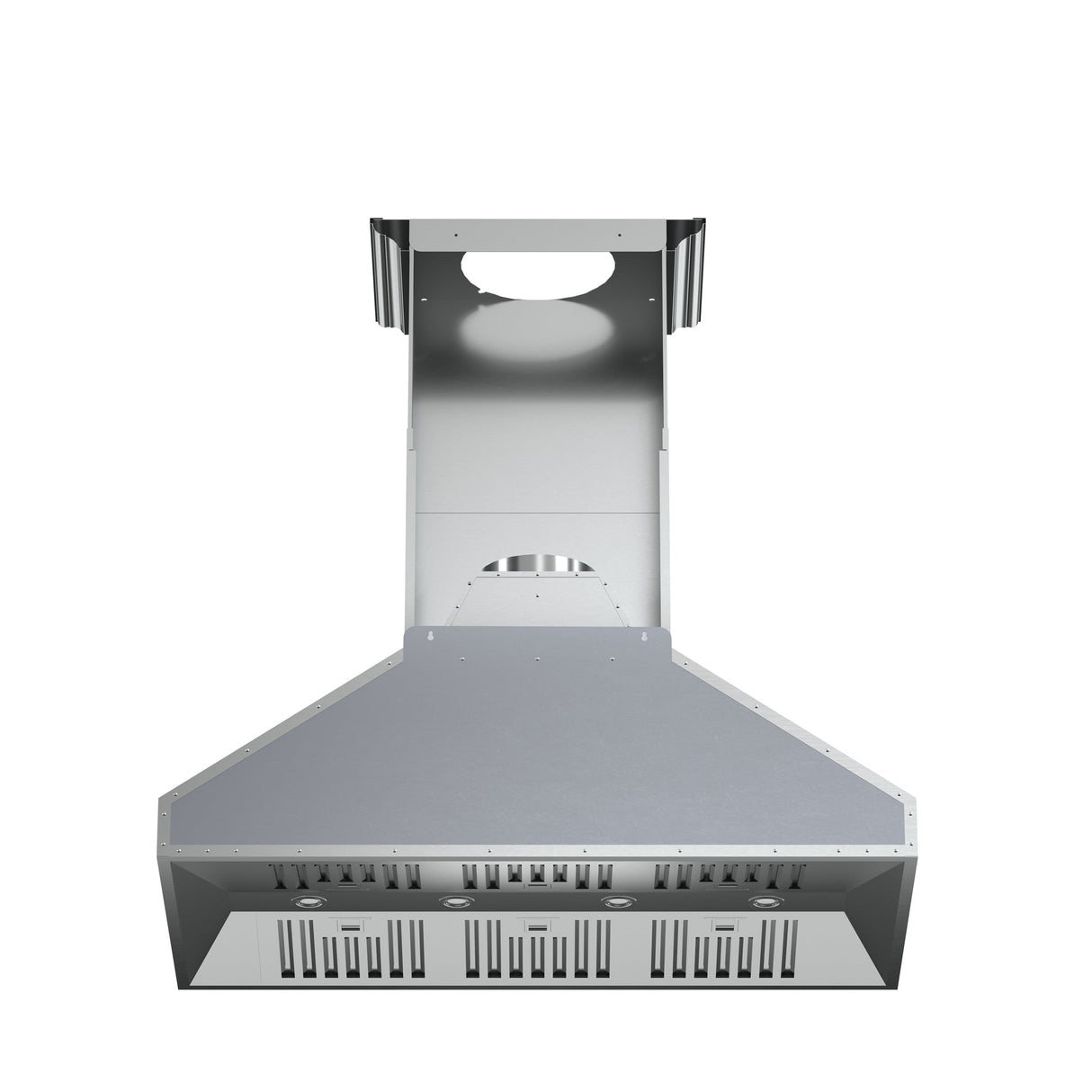 Forno Orvieto 48-Inch Wall Mount Range Hood, LED Lighting, Heavy Duty, Stainless Steel