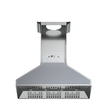 Forno Orvieto 48-Inch Wall Mount Range Hood, LED Lighting, Heavy Duty, Stainless Steel