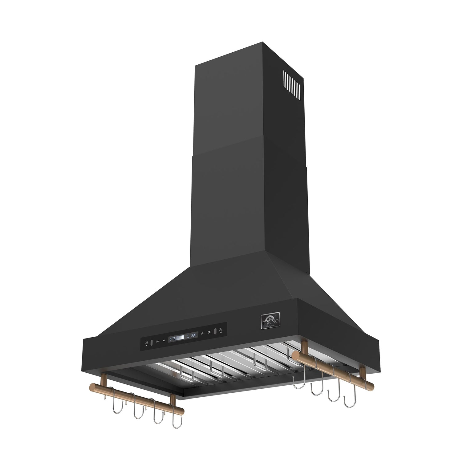 Forno Venezia 30 Inch Wall-Mounted Range Hood with Touch Controls and Baffle Filters