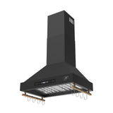 Forno Venezia 30 Inch Wall-Mounted Range Hood with Touch Controls and Baffle Filters