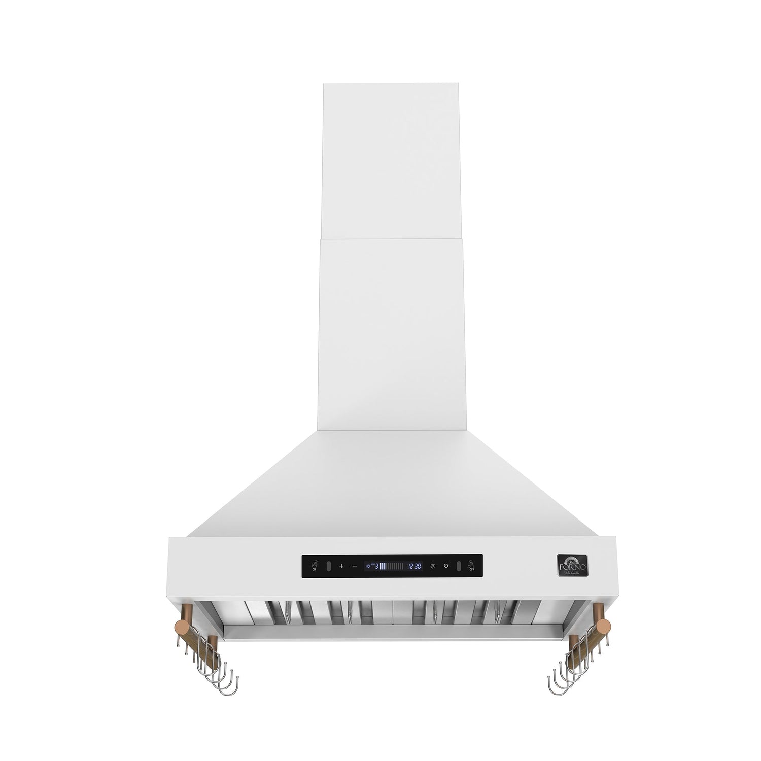 Forno Venezia 30 Inch Wall-Mounted Range Hood with Touch Controls and Baffle Filters