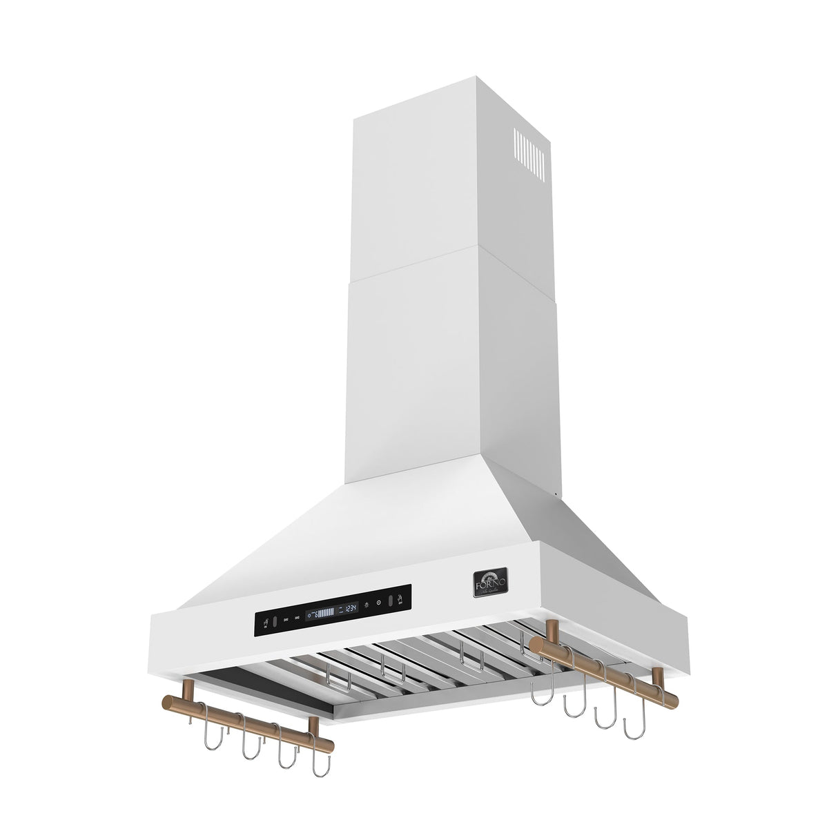 Forno Venezia 30 Inch Wall-Mounted Range Hood with Touch Controls and Baffle Filters