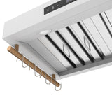 Forno Venezia 30 Inch Wall-Mounted Range Hood with Touch Controls and Baffle Filters